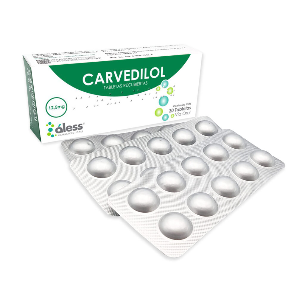 Carvedilol 12 5mg alesspharma