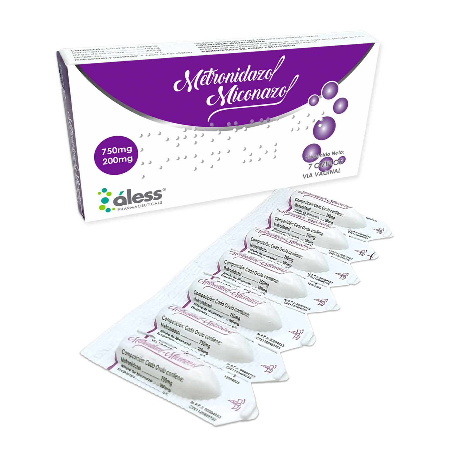 Metronidazol 750 Mg Miconazol 200 Mg Alesspharma