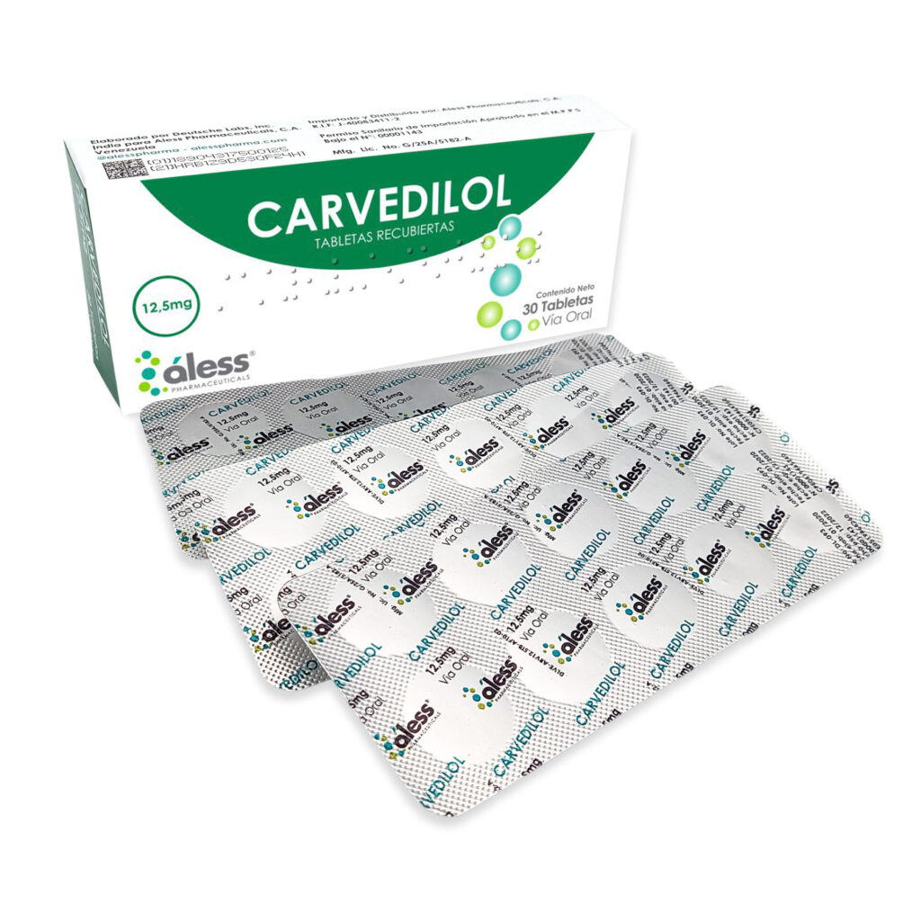 Carvedilol 12 5mg alesspharma