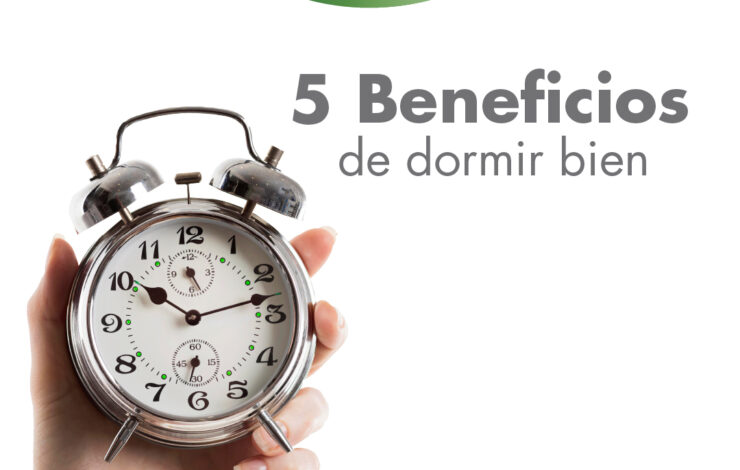 5 Beneficios de dormir bien