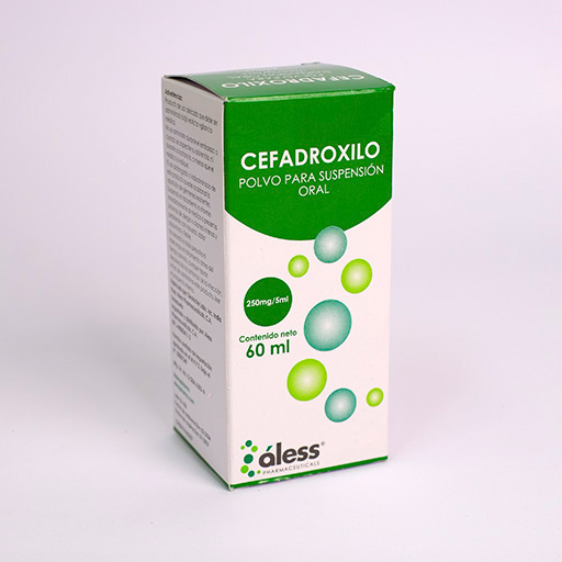 Cefadroxilo 250mg / 5ml polvo para suspensió oral 60ml