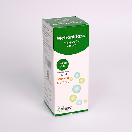 Metronidazol 250mg / 5ml suspensión oral 120ml