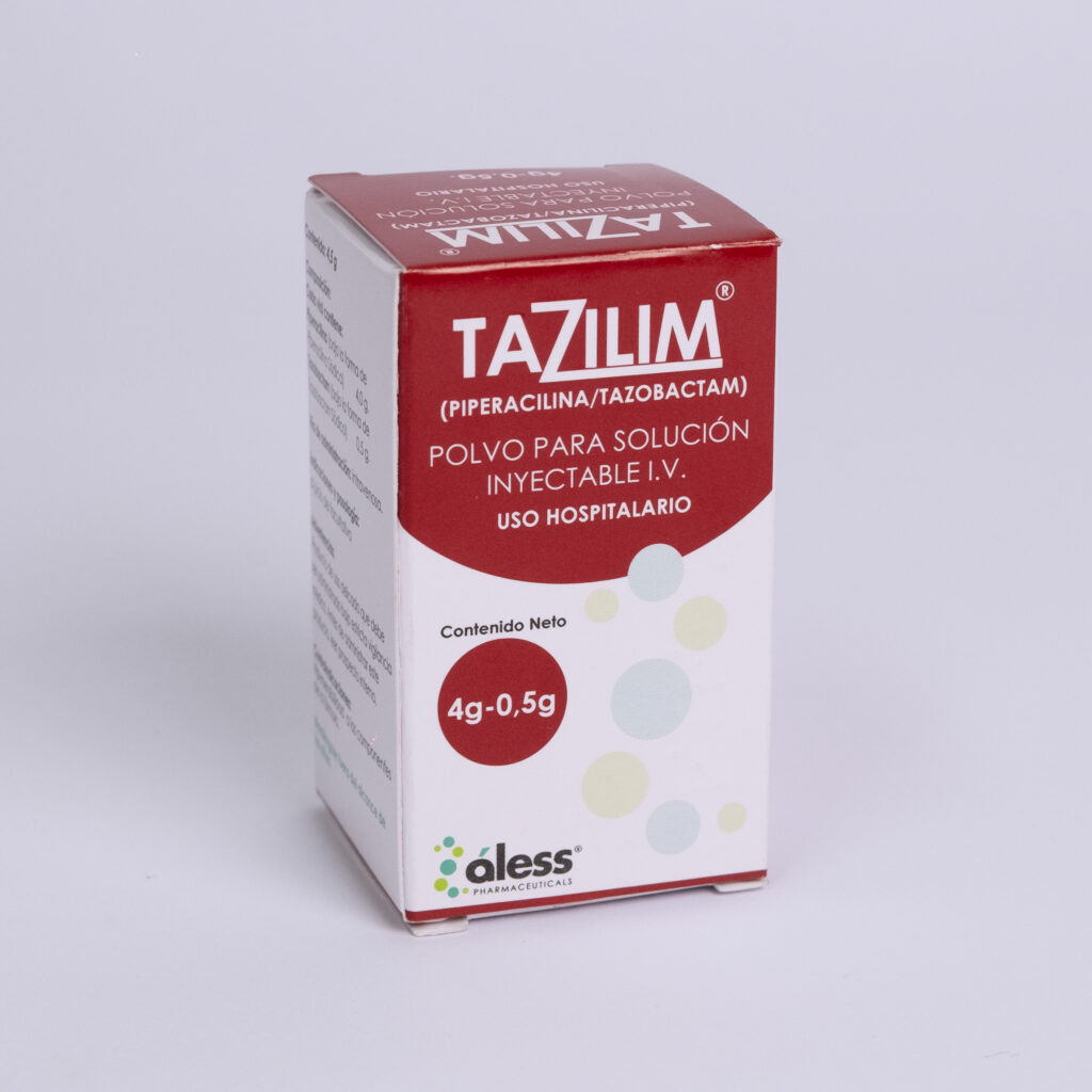 Tazilim (Piperacilina-Tazobactam) 4g/0,5g polvo para solución inyectable x 1 IV