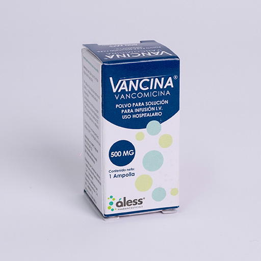 Vancina (Vancomicina) 500mg polvo para solución para infusión x 1 IV