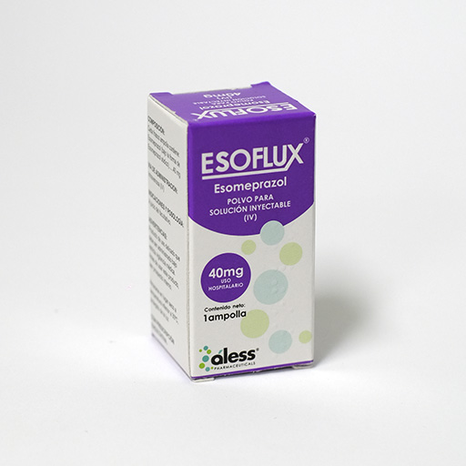Esoflux (Esomeprazol) 40mg polvo para solución inyectable x 1 IV
