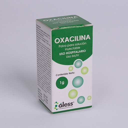 Oxacilina sódica 1g polvo para solución inyectable x 1 IV/IM