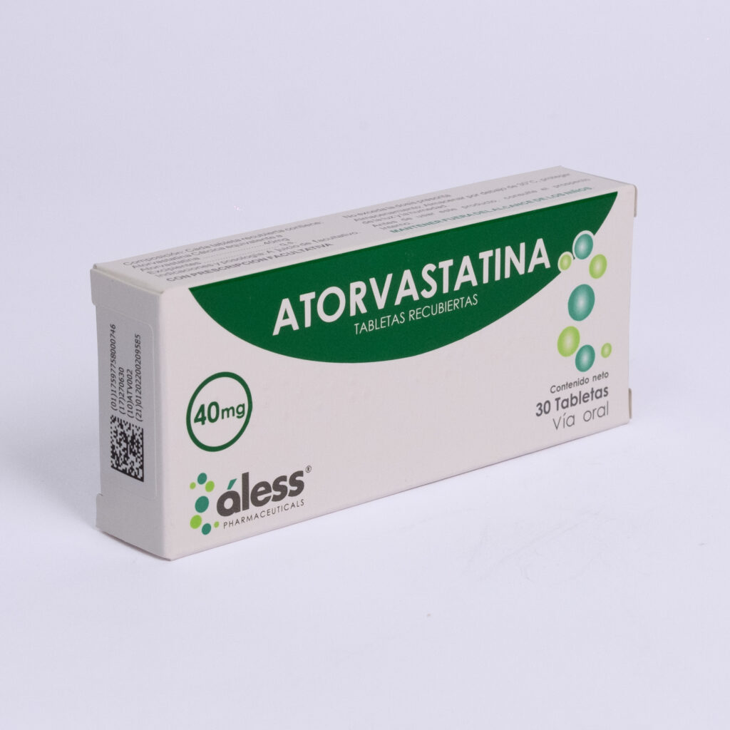 Atorvastatina 40mg tabletas recubiertas x 30