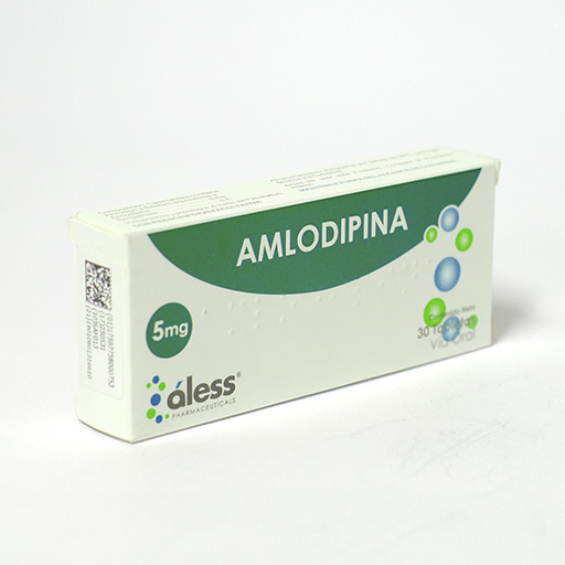 Amlodipina 5mg tabletas recubiertas x 30