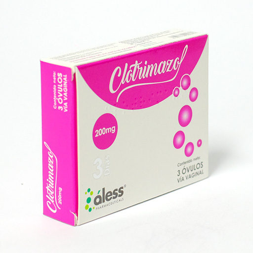 Clotrimazol 200mg óvulos vaginales x 3