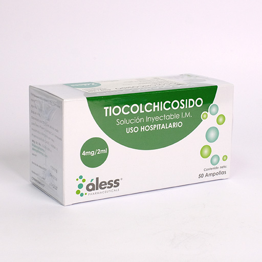 Tiocolchicosido 4mg/2ml solución inyectable x 50 IM