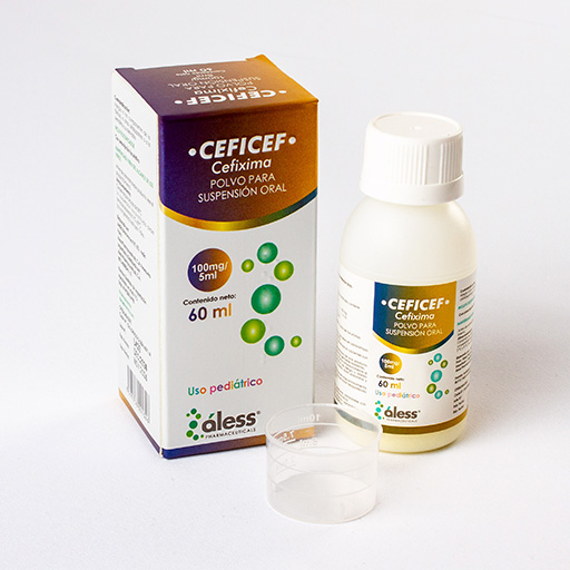 Ceficef (Cefixima) 100Mg/5Ml Polvo Para Suspensión Oral 60Ml