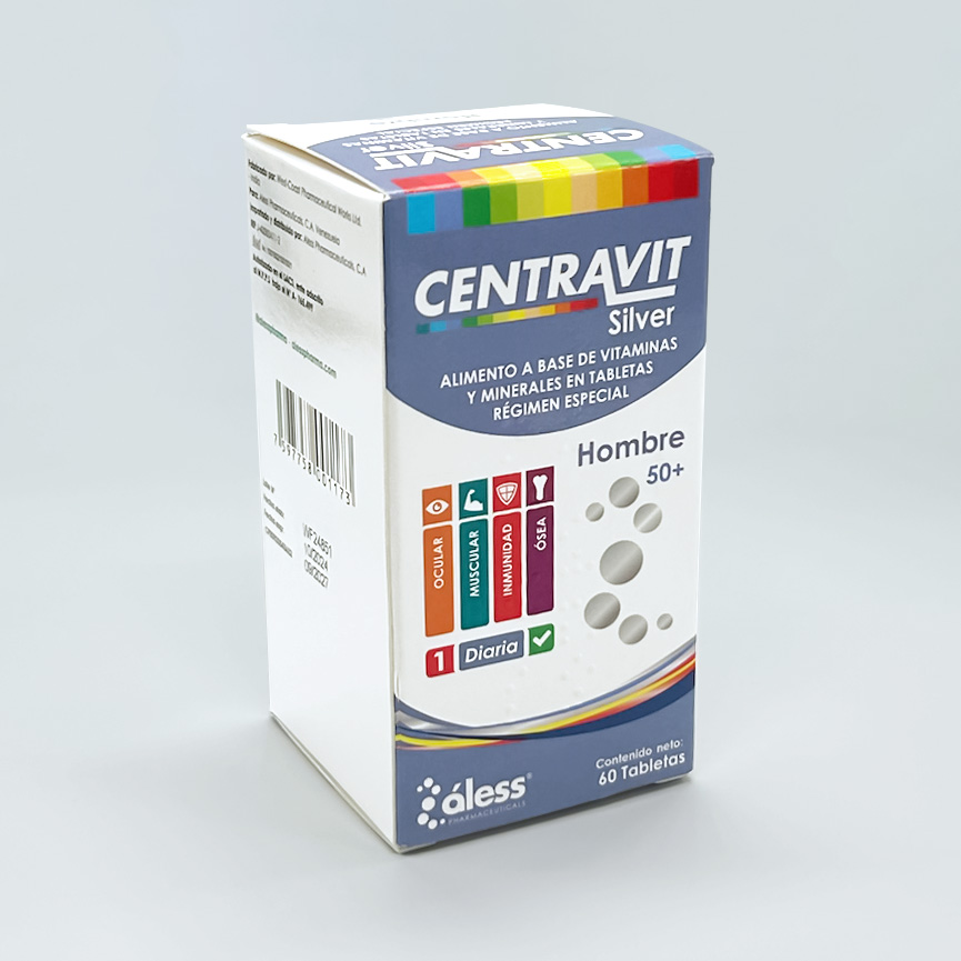 Centravit hombre silver x 60 tabletas